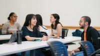 Students are attending a workshop